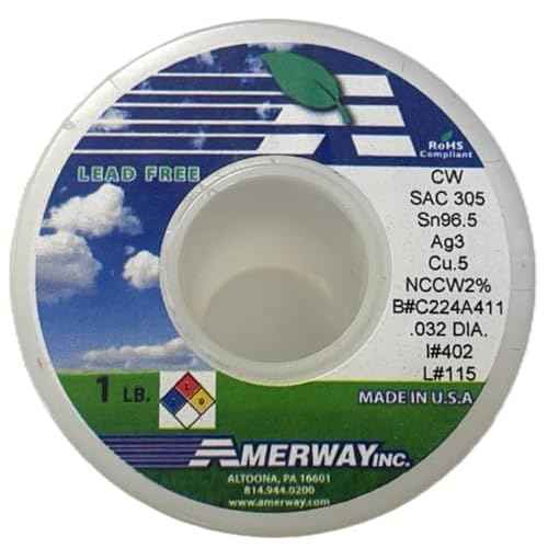 Sn96.5Ag3Cu0.5 NCCW2 .032 1 lb. Spool