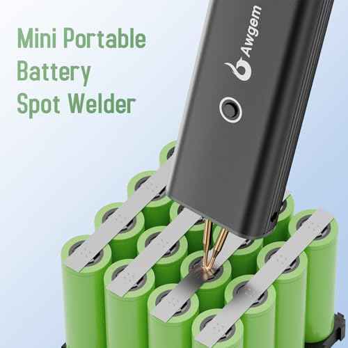 Battery Spot Welder, Battery Welder 99 Gear Adjustable Handheld Spot Welder with LCD Screen Automatic and Manual Modes Portable Spot Welding Machine for Welding Nickel Strips and Iron
