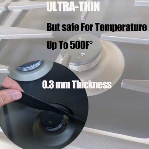 Stove Top Protector Liners 2-Pack for 30 Inch LG Gas Ranges, 0.3mm Non-Stick, BPA/PFOA Free