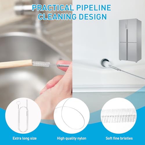 Oanie 12-Pack Drain Snake Hair Clog Remover Kit for Home Plumbing