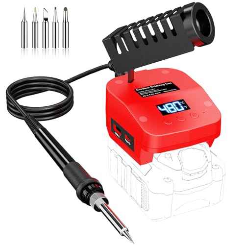 Cordless Soldering Iron for Craftsman V20 Battery,60W Portable Electric Soldering Station With USB &Type C, Adjustable Solder Iron Kit Tool for DIY,Appliance Repair,Wire Welding(NO Battery)
