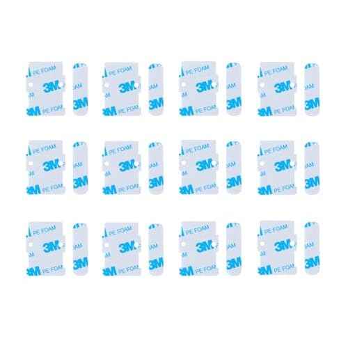 Adhesive Replacement Tape Compatible with SimpliSafe Entry Sensor ? Pre-Cut, No Cutting Needed, Easy Installation, Pack of 12 Sensor Pads & 12 Magnet Pads