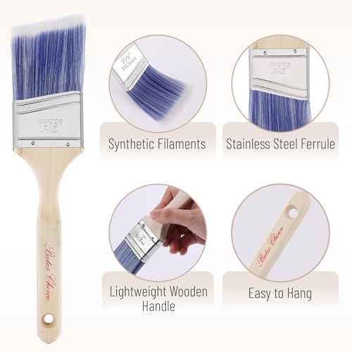 Bates - Paint Tray Set, Paint Rollers, Paint Brushes for Wall, Tray, Roller Brush, 11 Piece Home Painting Supplies, Foam Brush, House Painting Supplies, Painting Tools, Interior, Exterior