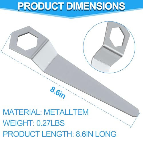 2 Pack CO2 Tank Wrench for Regulators - Stainless Steel Kegerator Beer Keg Tool