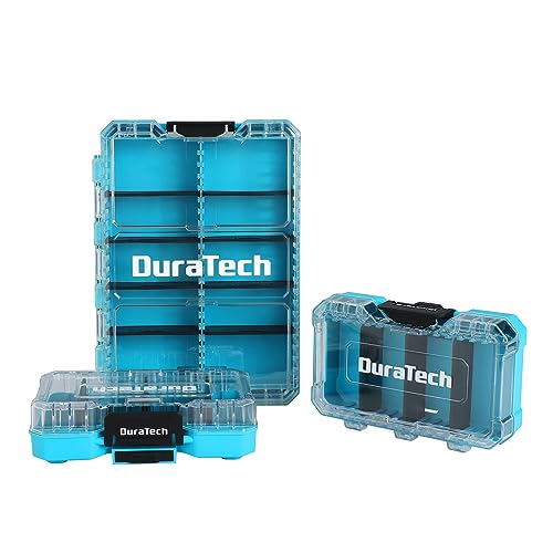 DURATECH 3-Piece Small Parts Box Organizer with 14 Dividers
