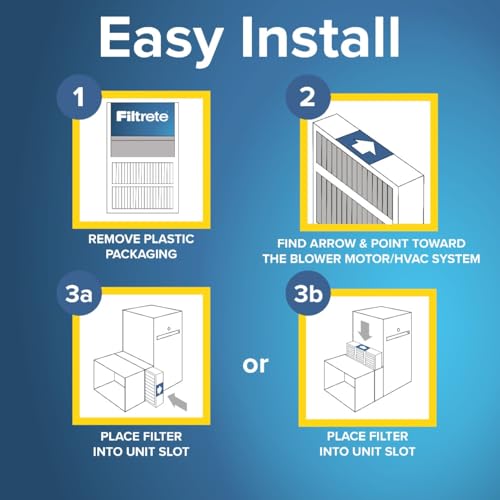 Filtrete 20x25x5 Air Filter MERV 11, Fits Lennox HVAC, 2-Pack