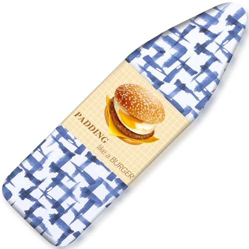 Ironing Board Cover and pad - 15 x 54 Thick Padding 4 Layers with 2"