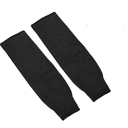Arm Protection Sleeves, Heat Burn Cut Resistant Sleeves Steel Wire Armband Level 5 Protective Anti Abrasion Safety Arm Guard (Black 1 Pair)