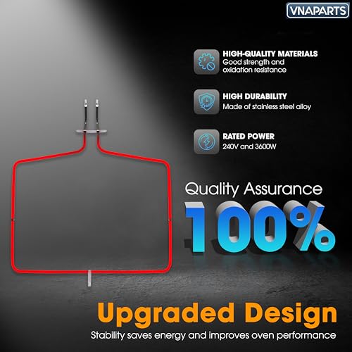 Whirlpool Oven Bake Element 3600W 240V Replacement for WFE/ MER8600 series