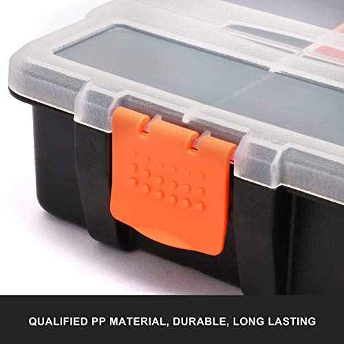 Makitoyo MP009 Hardware & Parts Organizers Versatile and Durable Storage Toolbox, 4PCS Set