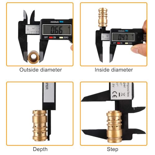 Sangabery Digital Caliper 0-6 Inch S-0916 with Large LCD Screen & Precise Measurement