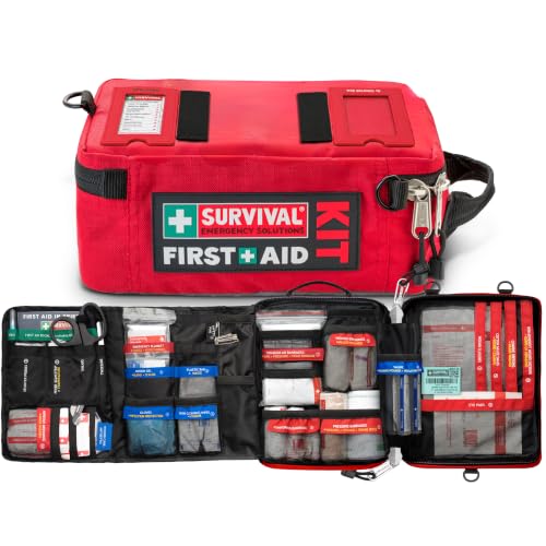 SURVIVAL 142-Piece Large First Aid Kit Emergency Response System