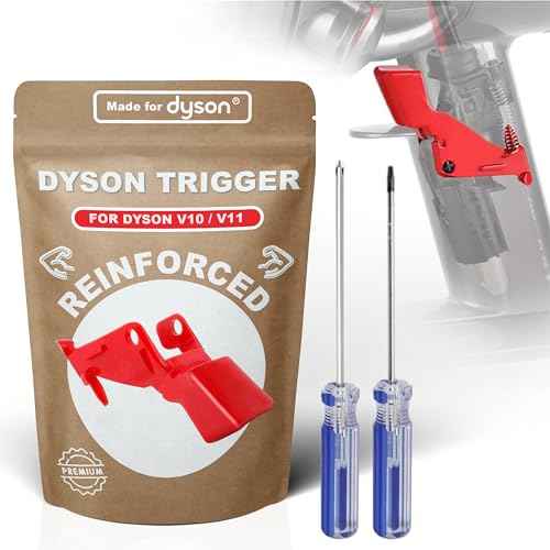 Extra Reinforced Button Switch Compatible with Dyson V11 trigger Replacement V10 Trigger Replacement Kit V10 V11 SV12 SV14 Extra Reinforced Dyson Trigger Replacement with Screwdriver
