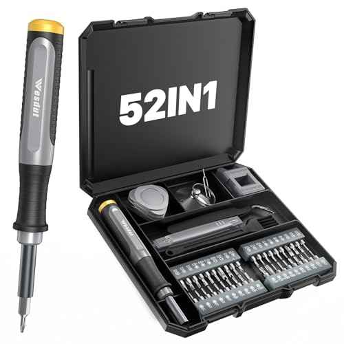 52in1 Precision Screwdriver Set, [Super Durable] Small Repair Kit, PC Accessories, PS5 Cleaning Kit, Tool Sets for Men, Fit MacBook, Computer, Laptop, Watch, PS4, Xbox, Eyeglass, Console More