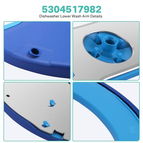 Luojiedejinbiao 5304517982 Lower Wash Arm Replacement for Frigidaire Dishwashers