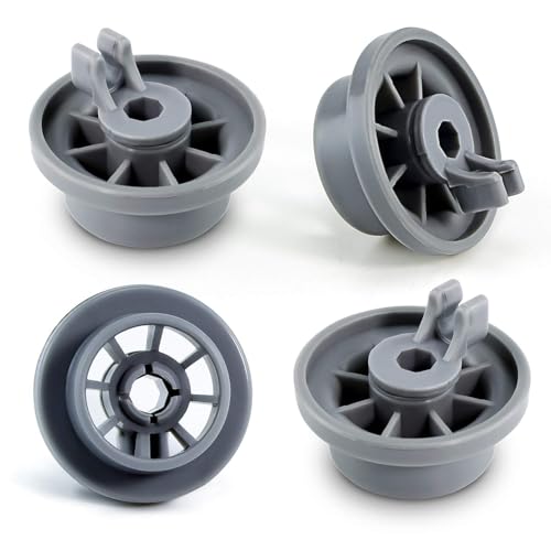 165314 Dishwasher Rack Wheels Kit - 4 Pack for Bosch & Kenmore Lower Rack