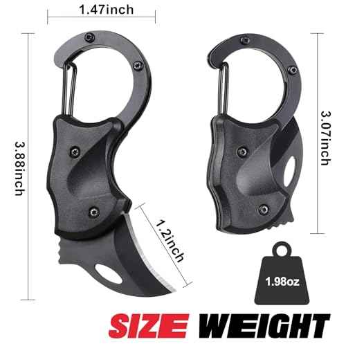 ZAVIT Gifts for Men Brother, Small Pocket Knife for Men, Christmas Stocking Stuffers, Keychain, Box Cutter EDC Gadgets for Husband Him, Unique Gifts ldea for Camping Fishing Hiking