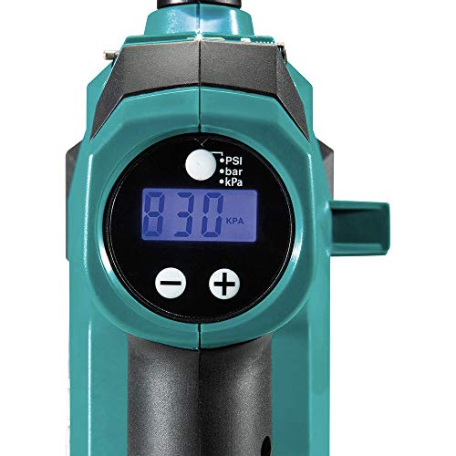 Makita DMP180ZX 18V LXT Cordless Inflator Tool Only - Teal with Accessories