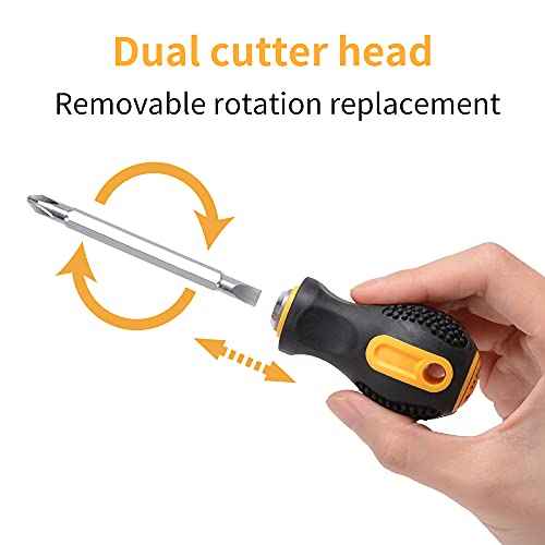 GJ-0120 Phillips Screwdriver Cross Head Slotted Screwdriver 2 in 1, SL 6 * 38