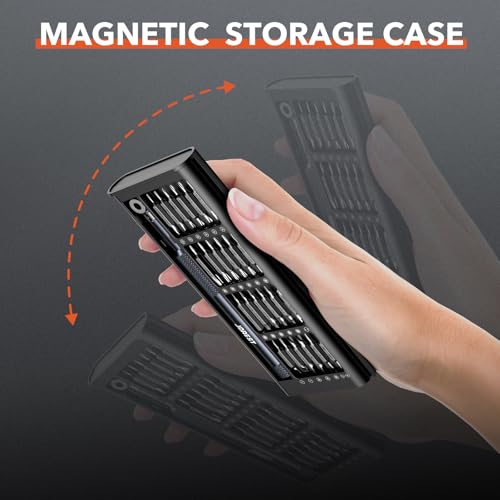 JOREST 52-in-1 Precision Screwdriver Set with Magnetic Bits for Electronics & Mobile Devices