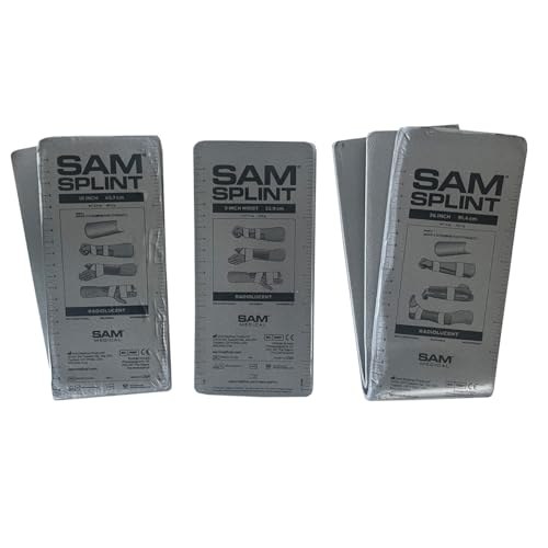 SAM SPLINT 3X COMBO PACK, 36", 18" AND 9" -CHARCOAL GRAY