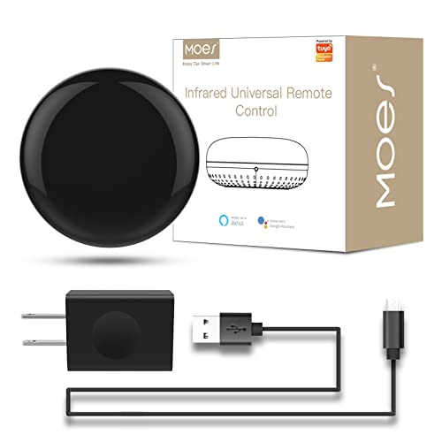 MOES Standard WiFi IR Universal Remote Controller for AC TV DVD Alexa Google