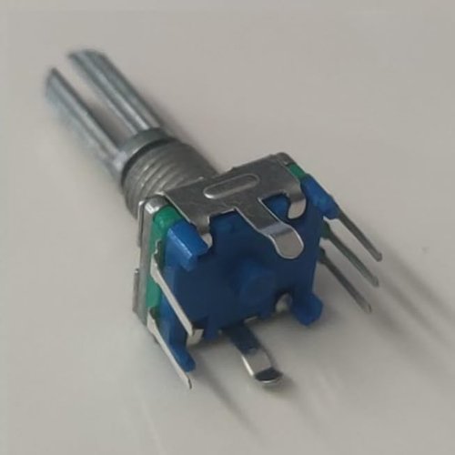WWZMDiB 6Pcs EC11 Rotary Encoder with Push Button 360° 5 Pins and Knob Cap for Arduino, Raspberry Pi, ESP32