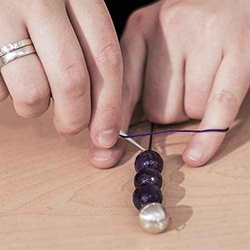 The Beadsmith Knotting Tweezers ? 4.75 inches Long ? Smooth Tapering Tip with a Straight Extra Fine Point ? Made of Stainless Steel - Precision Tool for Crafting and Jewelry Making