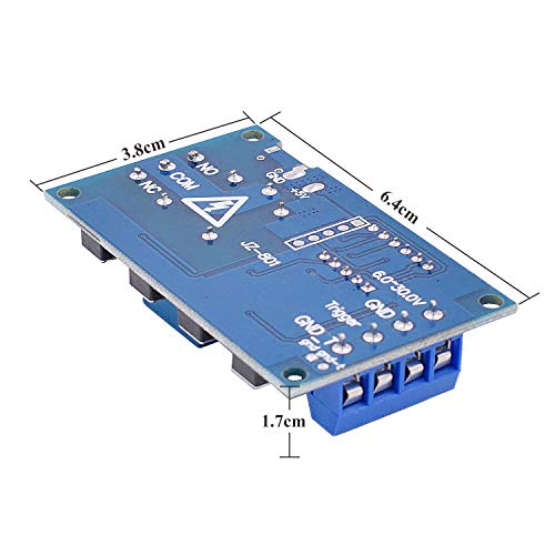 Programmable Timer Relay Module with LED Display - 6-30V DC, Micro USB, Smart Home & Industrial Control