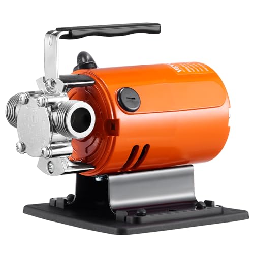 VEVOR 115V Water Transfer Pump 360 GPH, Portable Utility Pump with 46ft Lift & Hose Kit
