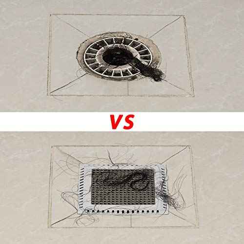 Hair Catcher/Drain Strainer/Shower Drain Cover for Bathroom Floor Drain, Stainless Steel and Silicone (Patented Product)