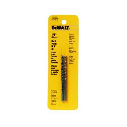 1/8" SPLIT PT DRILL BIT (2 PK)