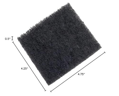 Supplying Demand 4151750 554358 Trash Compactor Charcoal Air Filter Replacement 4-1/4 x 4-3/4 x 1/2 Inches