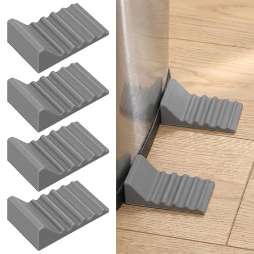 Mabor 4-Piece Wall Protectors for Trash Cans — Non-Slip Silicone Floor Pads