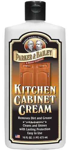 Parker & Bailey Kitchen Cabinet Cream Wood Cleaner & Grease Remover 1pk – Safe & Non-Toxic