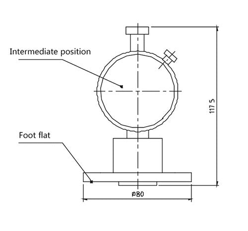 HFBTE Soft Sponge Hardness Tester Soft Foam Sclerometer Durometer Needle Type for Soft Foam Polyurethane Foam Rubber Hardness Measurement