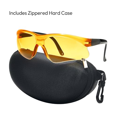 Shooting Glasses for Youth & Small Face Adults - Anti-Fog ANSI Z87.1 Certified Teens Range Shooting Eye Protection