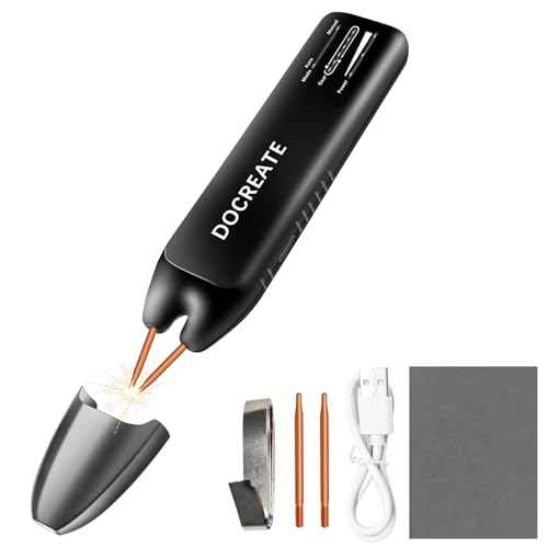 Battery Spot Welder Handheld 11 Gears Adjustable 18650 Battery Spot Welder Auto and Manual Mode Type-C Mini Portable Welder for Various 18650 Battery and Nickel or Stainless Steel Sheets