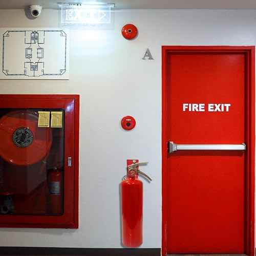 Fire Extinguisher Mount, Wall Hook, Fire Extinguisher Bracket up to 40 lbs Extinguishers, Suitable for Big and Small fire (4 Brackets)