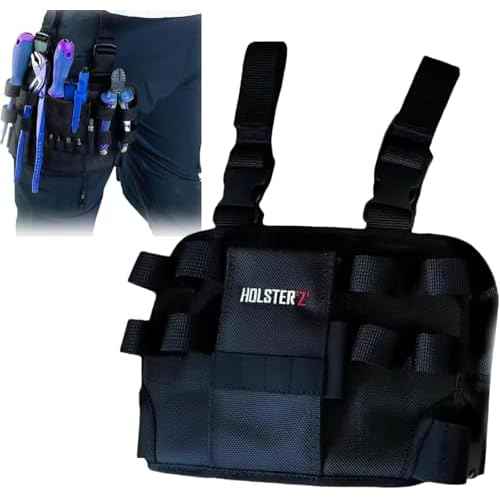Holster Z 2.0 Leg Tool Pouch,Men's Electrician Tool Pouch with Belt Clip