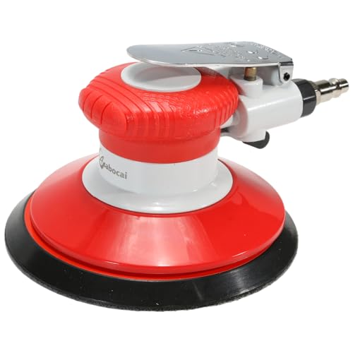 Asabocai 6-Inch Air Random Orbital Sander Dual-Action Pneumatic Palm Sander for Wood Metal Auto Body Work