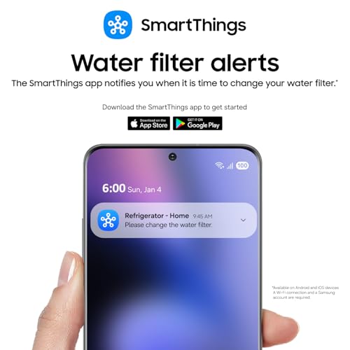Samsung Genuine Refrigerator Water Filter - 1 Pack, HAF-CIN/EXP, 6-Month Replacement