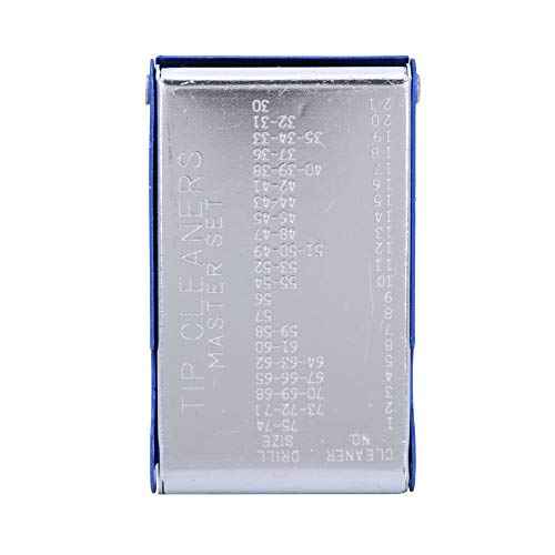 21-Piece Stainless Steel Welding Soldering Tip Cleaner with File for Soldering and Welding - 3 x 5.1in Cutting Tip Nozzle