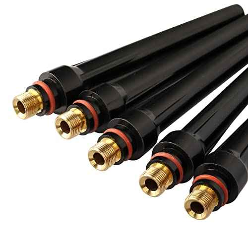 5Pcs TIG Welding 57Y02 Long Back Cap for TIG Welding Torch wp 17 18 26 Series Tig ConsumablesWelding Soldering Supplies