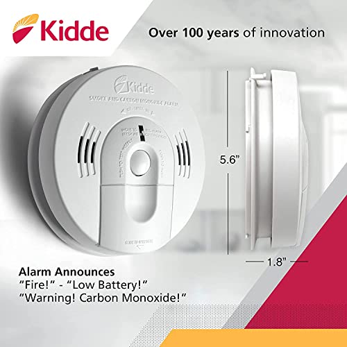 Kidde Hardwired Smoke & Carbon Monoxide Detector with Battery Backup - 1 Pack