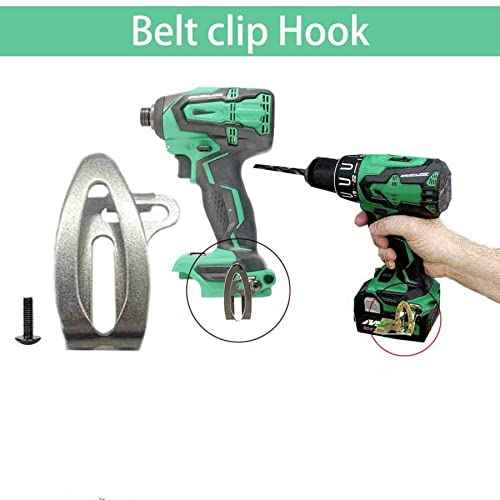 331-277 372229 Belt Clip Hook for Hitachi 18V Compact Cordless Dril 329686 DS18DSAL WH18DSAL DS18DBL