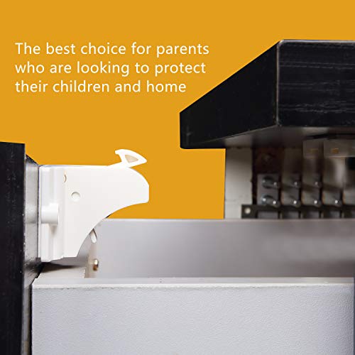 Vmaisi Magnetic Baby & Child Safety Cabinet Locks - Standard 4 Pack