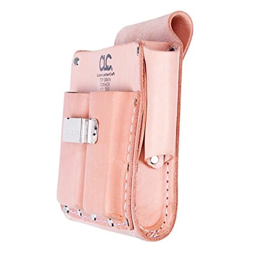 CLC Custom Leathercraft 700 Tool Pouch, Heavy Duty, 5-Pocket, Tan