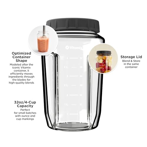 Vitamix Immersion Blending Jar 32 oz – BPA-Free Tritan, Dishwasher Safe