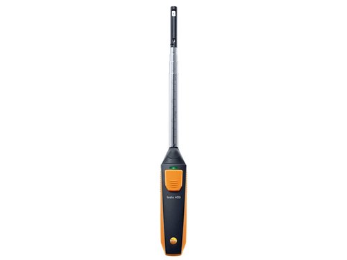 testo 405i – Anemometer handheld for air velocity, in-duct airflow, and temperature – CFM meter with Bluetooth and App operation
